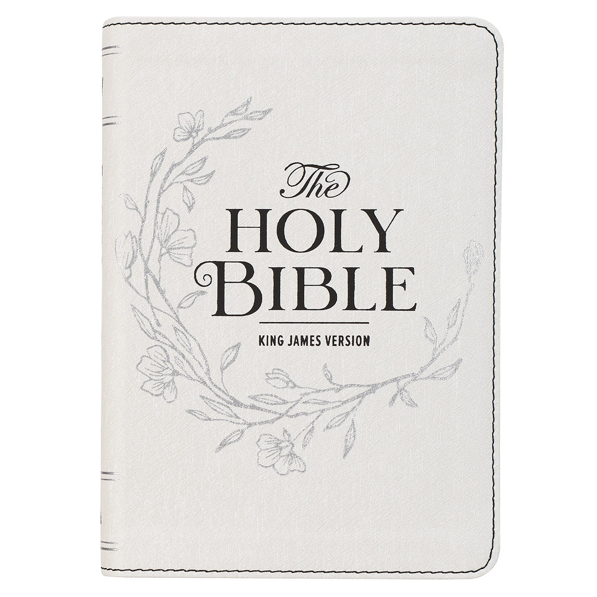 Pearlized White Large Print Compact King James Version Bible ...
