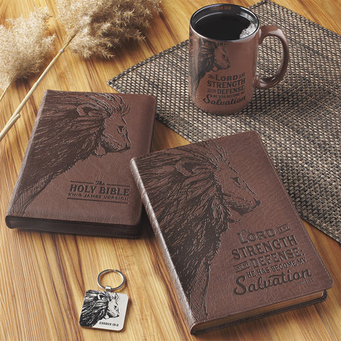 Strength and Defense Walnut Brown Lion