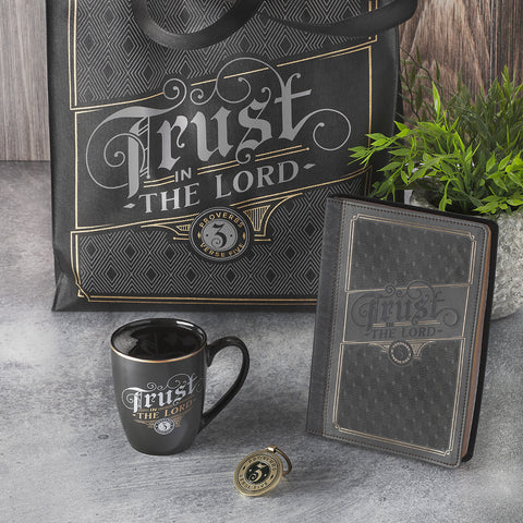 Trust in the Lord Charcoal and Brown