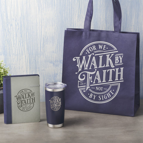 Walk by Faith Navy and Gray