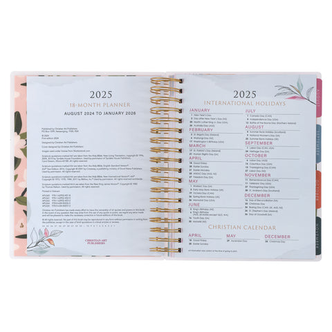 I Can Do Everything 18-Month Planner with Elastic Closure - Philippians 4:13