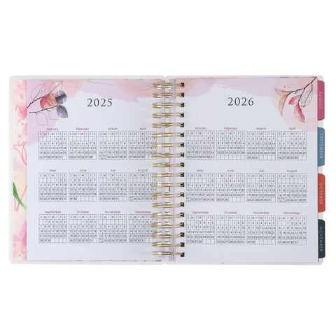 God Refreshes My Soul 18-Month Planner with Elastic Closure - Psalm 23:3