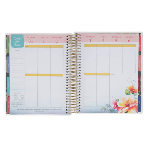 2027 Be Still and Know 18-Month Planner with Elastic Closure - Psalm 46:10