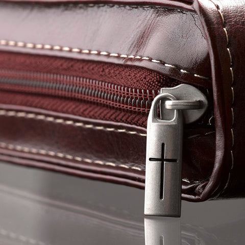 I Know the Plans Two-tone Brown Faux Leather Classic Bible Cover -  Jeremiah 29:11