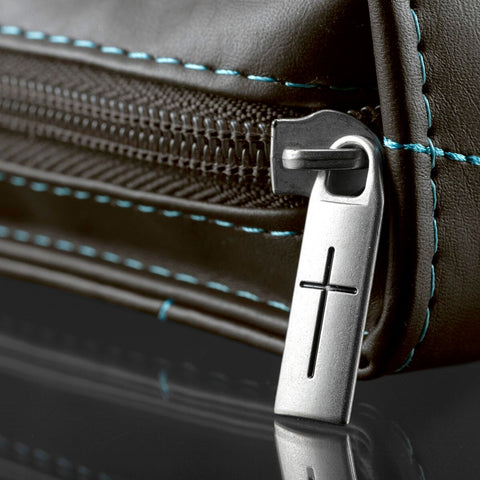 Hope Turquoise Faux Leather Bible Cover - Lamentations 3:21-24