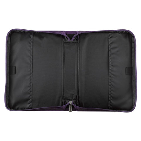 I Know the Plans Purple Floral Faux Leather Fashion Bible Cover - Jeremiah 29:11