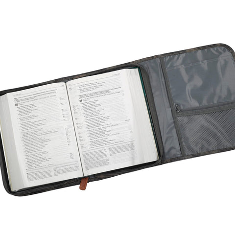 Real Tree Camouflage  PrintTrifold Organizer Bible Cover