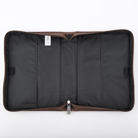 I Know The Plans Pink and Brown Faux Leather Fashion Bible Cover - Jeremiah 29:11