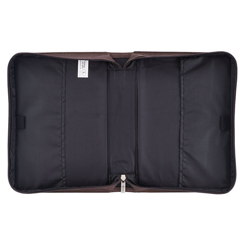 Be Strong and Courageous Portfolio Design Faux Leather Classic Bible Cover - Joshua 1:9