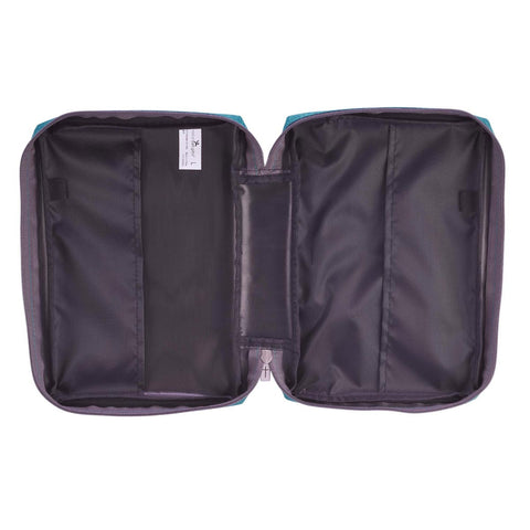 Teal Poly-Canvas Value Bible Cover with Fish Badge