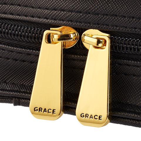 Blessed Black Purse-style Faux Leather Bible Cover