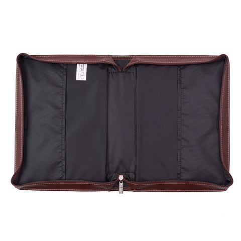 The Lord's Prayer Two-tone Brown Faux Leather Classic Bible Cover