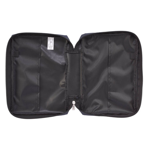 Be Still and Know Navy Poly-canvas Bible Cover - Psalm 46:10