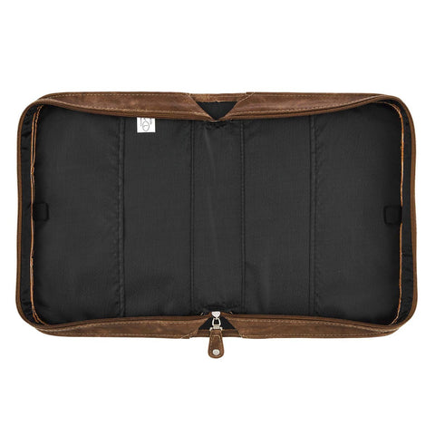 Trust In The Lord Two-Tone Brown Classic Faux Leather Bible Cover - Proverbs 3:5