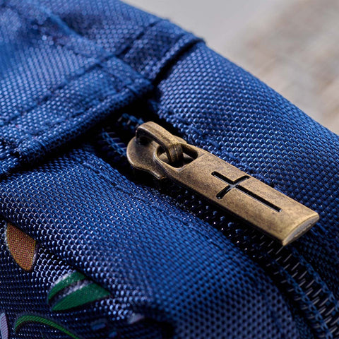 He Has Made Everything Beautiful Navy Floral Value Bible Cover - Ecclesiastes 3:11