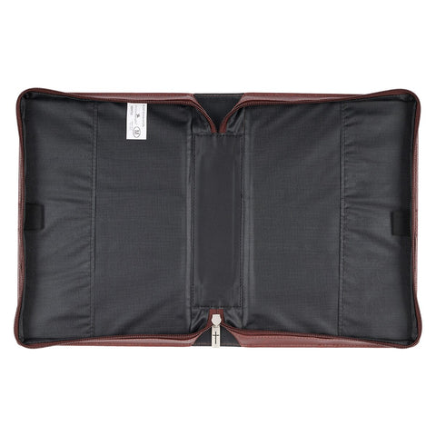 I Can Do All Things Brown Faux Leather Classic Bible Cover - Philippians 4:13