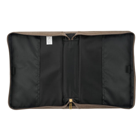 For I know the Plans Brown Faux Leather Classic Bible Cover - Jeremiah 29:11