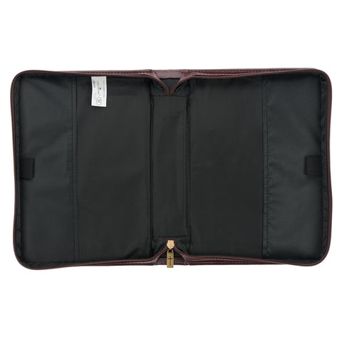 Stand Firm Two-tone Brown Faux Leather Classic Bible Cover - 1 Corinthians 16:13