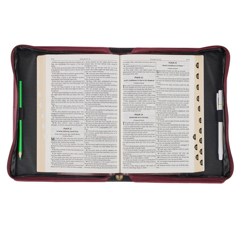 The Plans I Have for You Plum Floral Faux Leather Fashion Bible Cover – Jeremiah 29:11