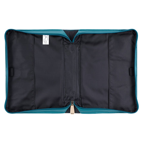 God's Grace Teal Paisley Faux Leather Fashion Bible Cover