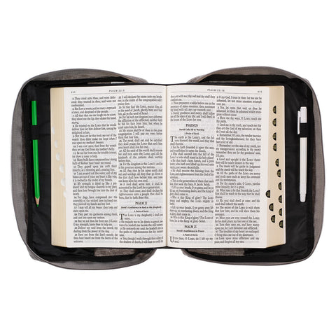 My Light and Salvation Gray Value Bible Cover