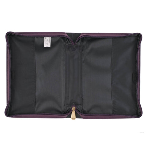 His Mercies Are New Dark Amethyst Purple Fashion Bible Cover - Lamentations 3:22-23