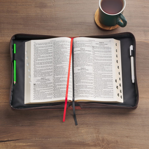  Have Made You Two-tone Brown Faux Leather Classic Bible Cover - Isaiah 46:4