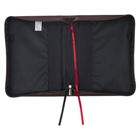 Names of Jesus Walnut Brown Faux Leather Classic Bible Cover - Isaiah 9:6