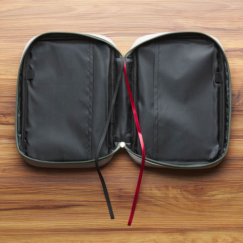 He Restores My Soul Gray Faux Leather Fashion Bible Cover - Psalm 23:3