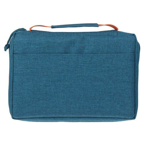 Adventure with Jesus Teal and Orange Fashion Bible Cover - Psalm 16:11