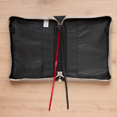 Sufficient Grace Taupe Wildflower Tapestry Faux Leather Fashion Bible Cover - 2 Corinthians 12:9