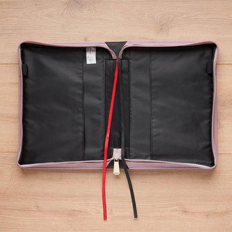 Always Be Joyful Dusty Mauve Faux Leather Fashion Bible Cover - 1 Thessalonians 5:16