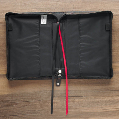 Be Strong Black Faux Leather Classic Bible Cover - Ephesians 6:10