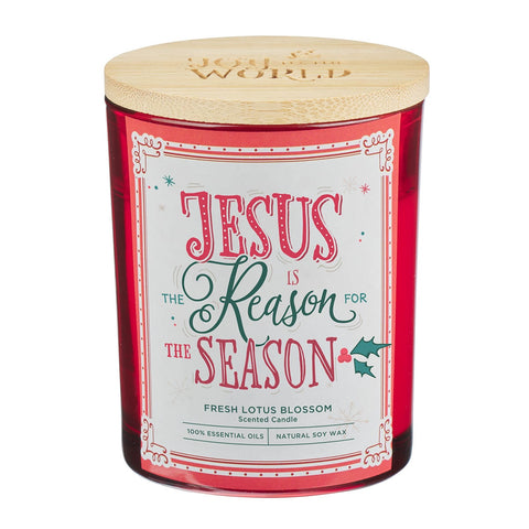 Jesus is the Reason Scented Candle in a Glass Jar 