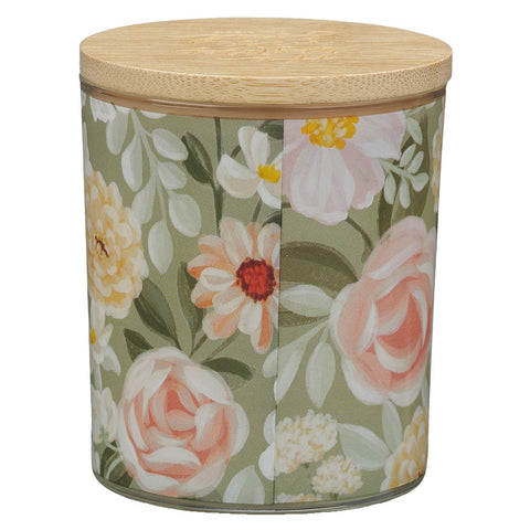 He Restores My Soul Calming Breeze Scented Candle in a Glass Jar - Psalm 23:3