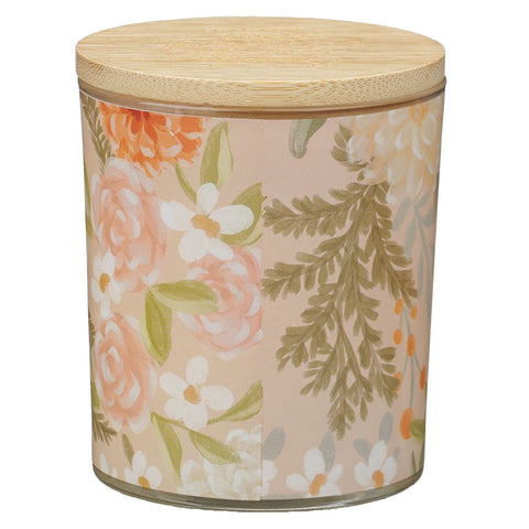 Wildflowers Honeycrisp Orange Scented Candle in Glass Jar - Luke 12:27