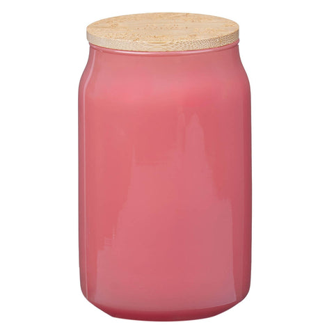 Trust In The Lord Coral Cascade Citrus Grove Scented Glass Candle in a Glass Jar - Isaiah 40:31