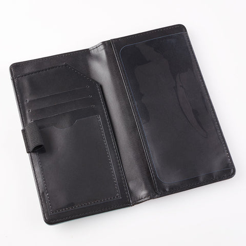 Blessed Blue Faux Leather Checkbook Wallet - Luke 1:45