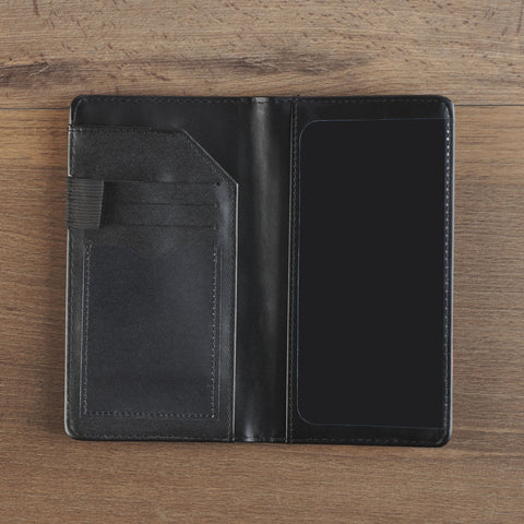 Have Made You Walnut Brown and Brick-red Faux Leather Checkbook Wallet