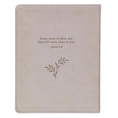 My Quiet Time Devotional Cappuccino Faux Leather Edition