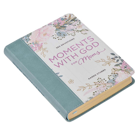Moments With God For Moms Faux Leather Daily Devotional