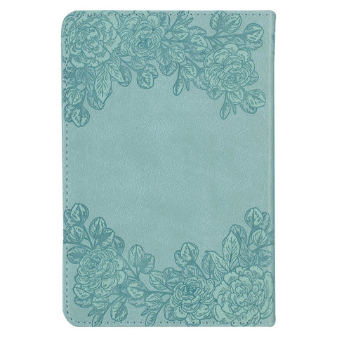 The Lord is my Shepherd Teal Faux Leather Devotional