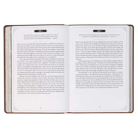 Bread for the Soul Brown Faux Leather Devotional