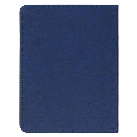 Walk Through God’s Word Navy Faux Leather Devotional