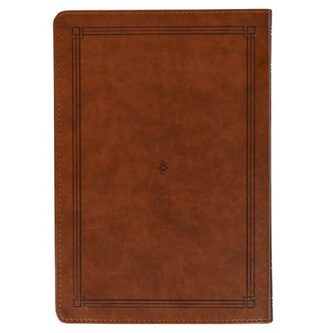 Drawing Near to God Saddle Tan Faux Leather Prayer Devotional