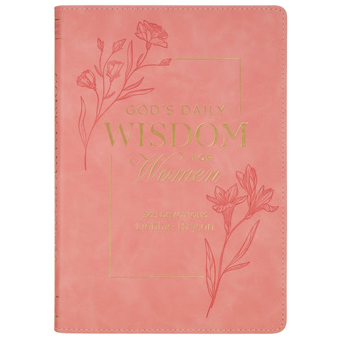 God’s Daily Wisdom for Women Pink Faux Leather Daily Devotional