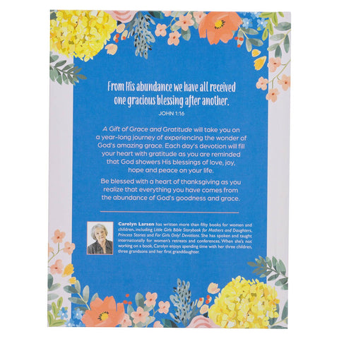 A Gift of Grace and Gratitude White Hardcover Devotional