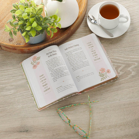My Favorite Bible Verse Pink Faux Leather Devotional for Women