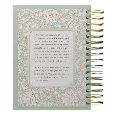 Daily Through the Psalms: A 365-Day Spiral-bound Creative Journal