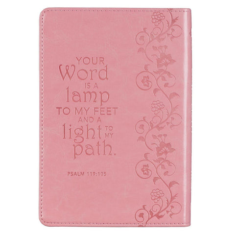 Daily Light for Women Pink Faux Leather Devotional